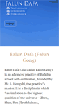 Mobile Screenshot of falundafa.org.uk